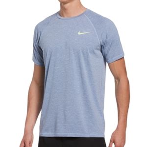 Nike Swim Heather Short Sleeve Rash Guard